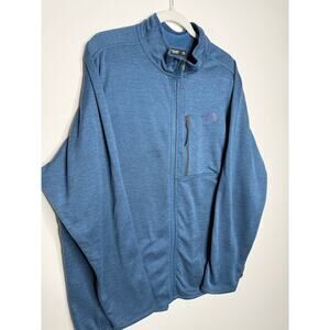 The North Face Jacket Mens XXL Blue Full Zip Lightweight Fleece  Athleisure